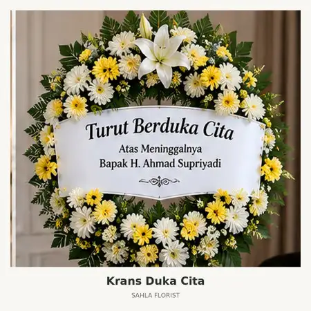 Krans Bunga Duka Gunung Anyar